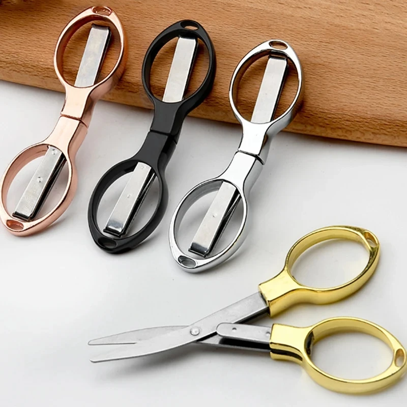 Scissors Stainless Craft - Mini opvouwbare schaar met plastic handvat,