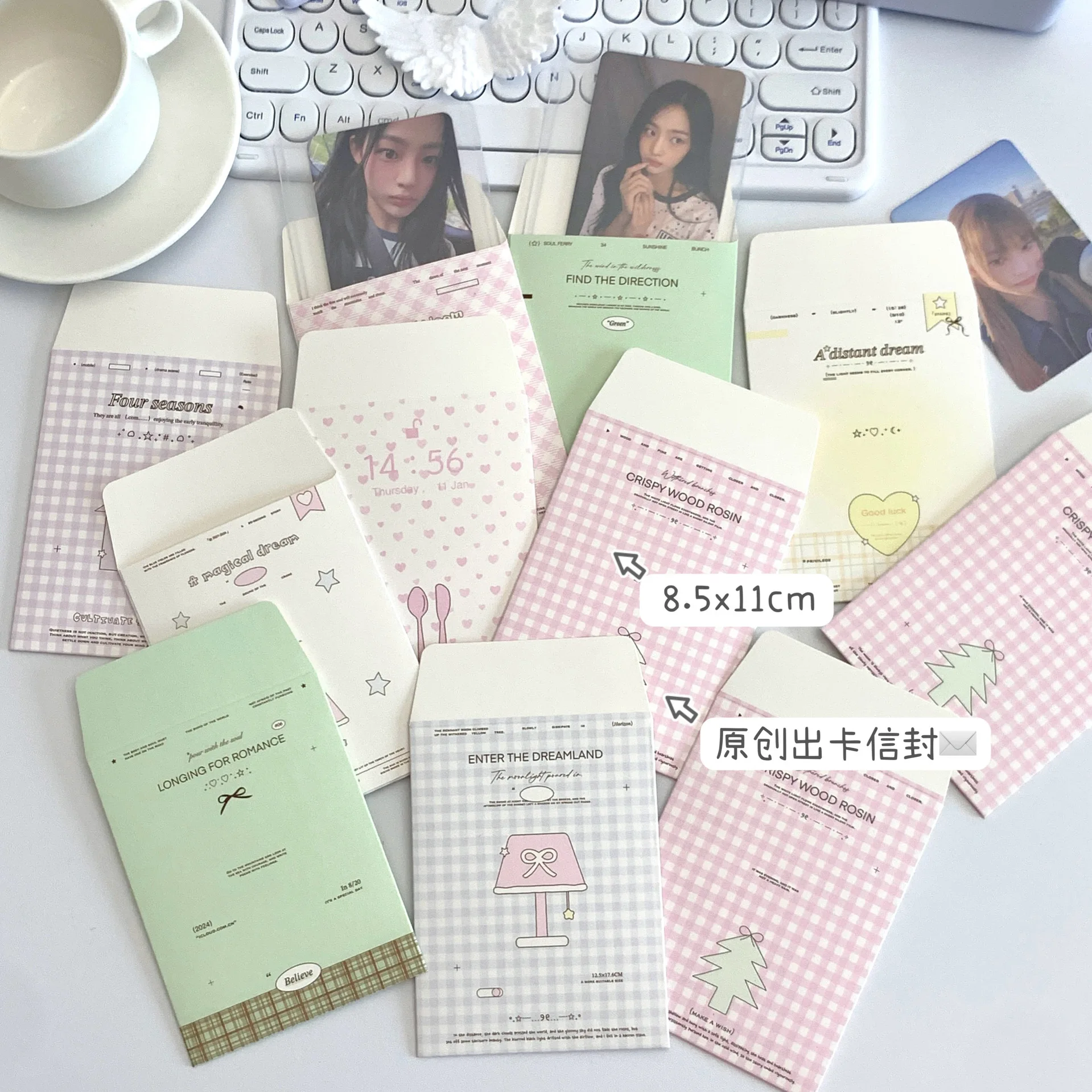 Letter Envelope Kraft - 6 Stuks Kaarthoes Envelop Verpakking Materiaal