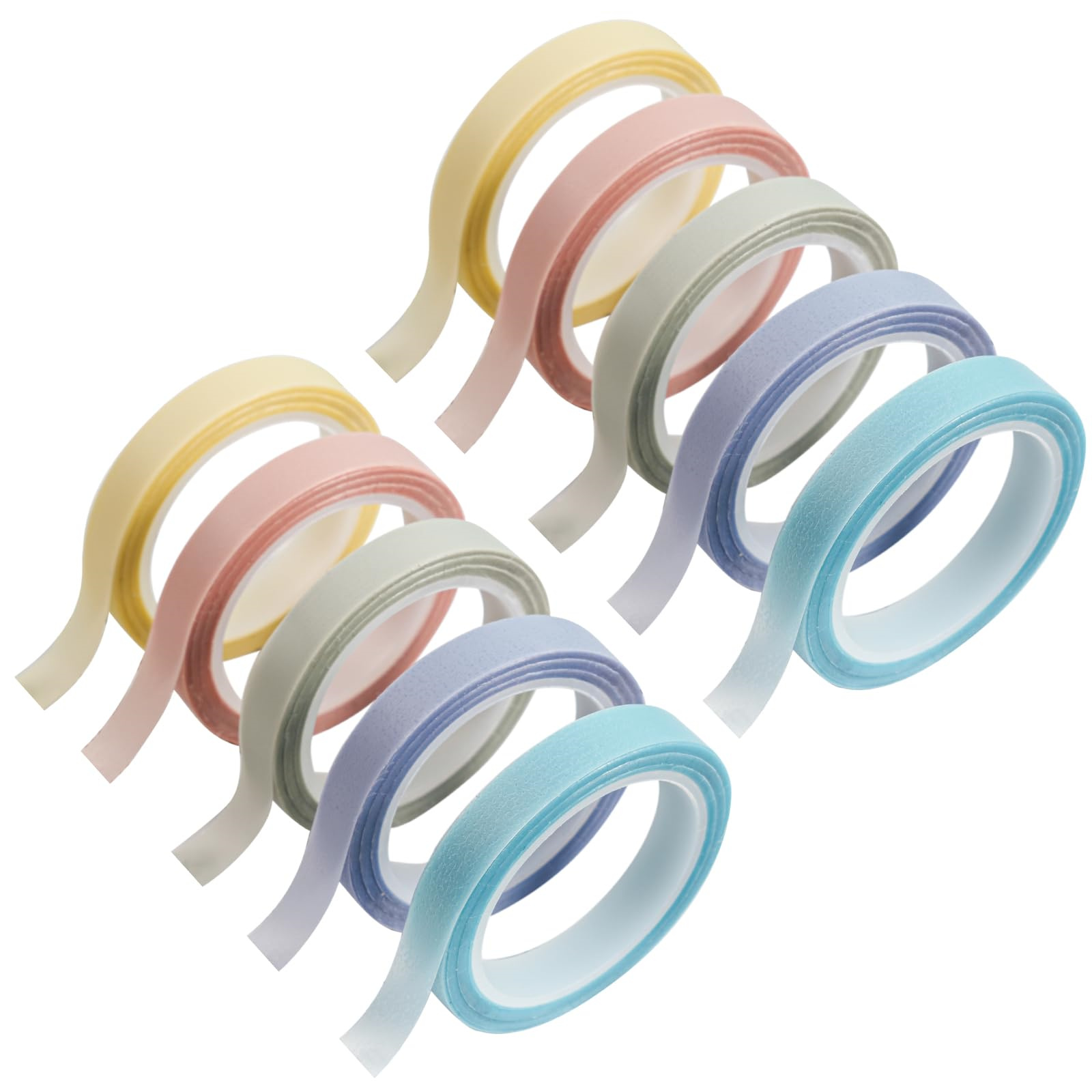 Correction Tape Roller - 10 Rollen Morandi/Fluorescerende Markeerstift Indexband, Herpositioneerbare