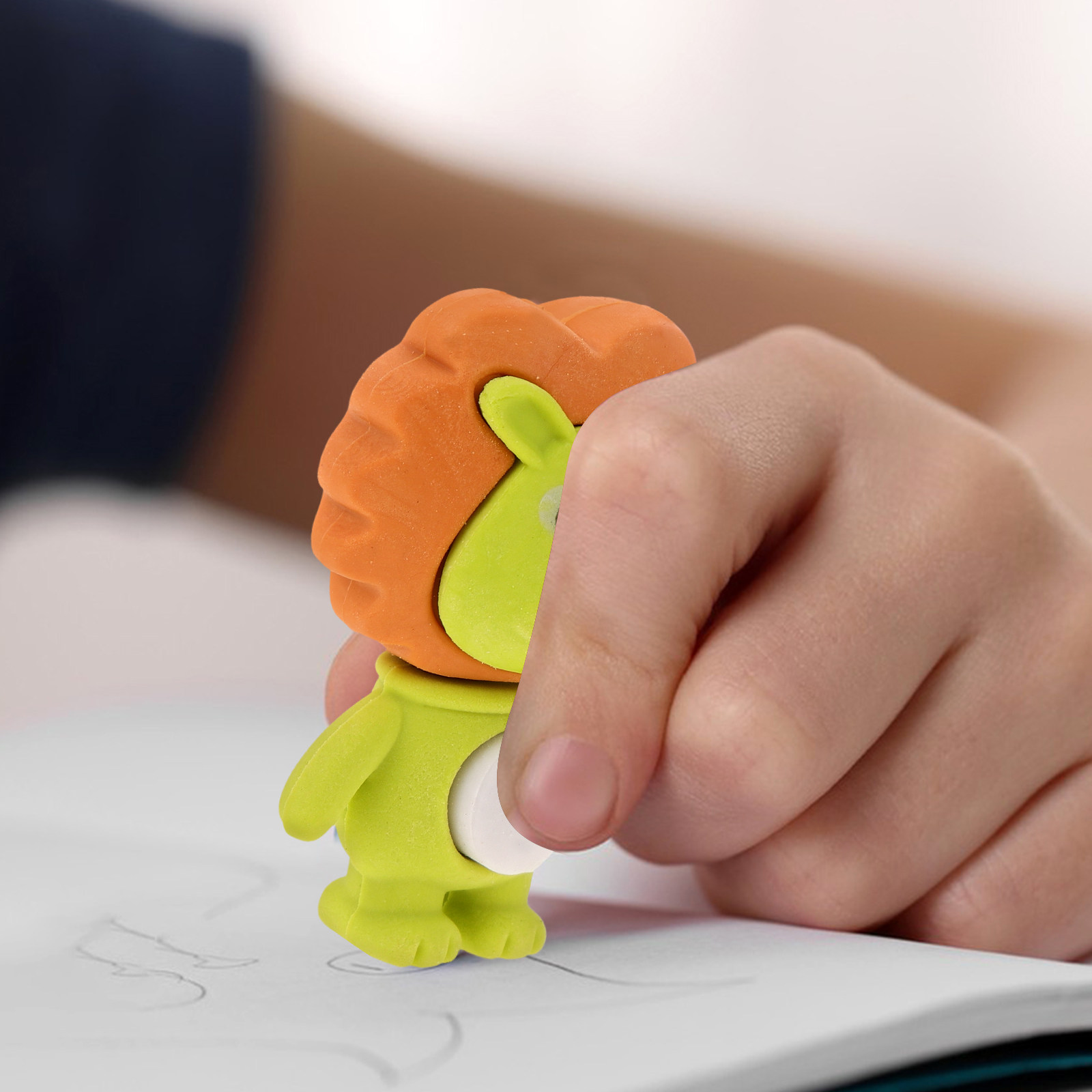 Lion Stationery & Office Supply(Kunshan)Co.Ltd - 18 stuks leeuwen gummen, schattige cartoon