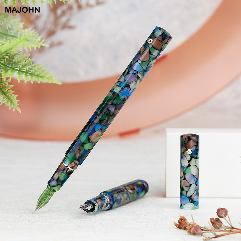 Stationery Supplies Business - MAJOHN N8 Hars Glas Kroontjespen Inkt