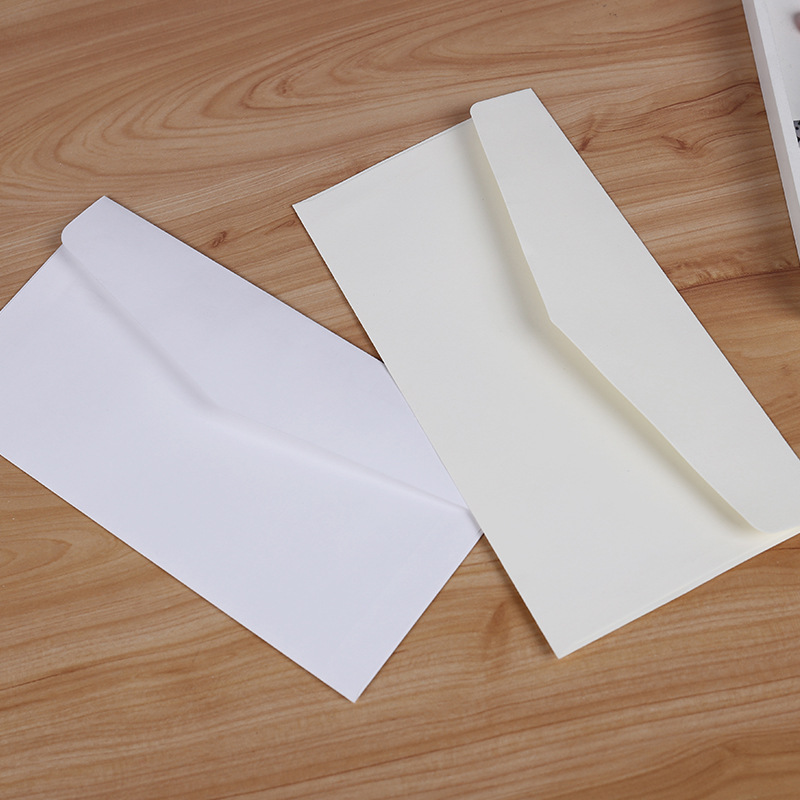Letter Envelope Kraft - 10 stuks klassieke papieren enveloppen wit