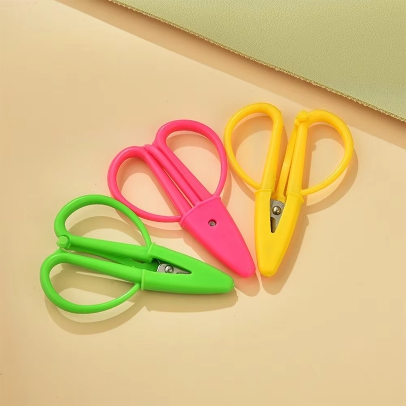 Scissors Stainless Craft - Draagbare mini-schaar met deksel, roestvrij staal,