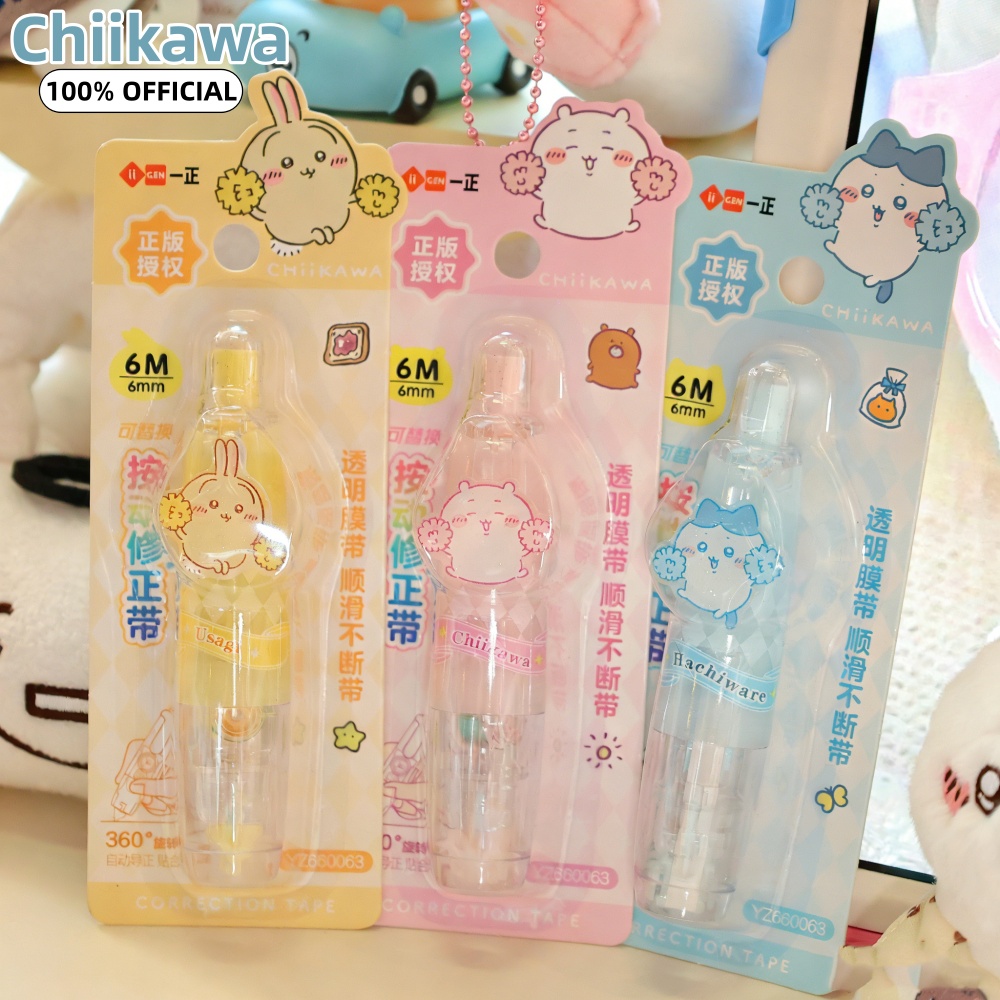 Correction Tape Roller - Originele Chiikawa Kawaii Push Correctie Tape