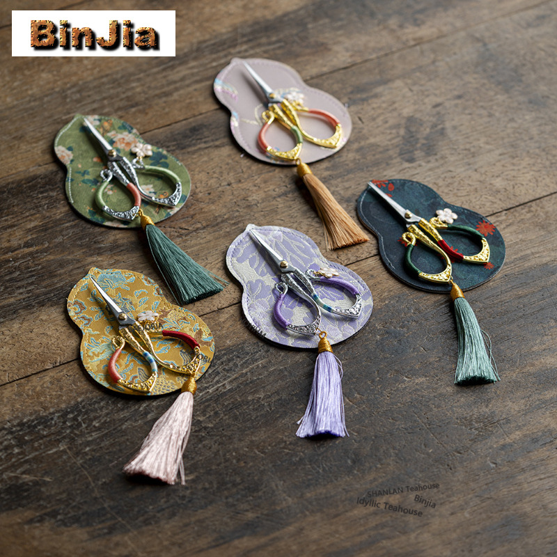 Scissors Stainless Craft - Roestvrij staal met kwastjes Theezakjes Schaar