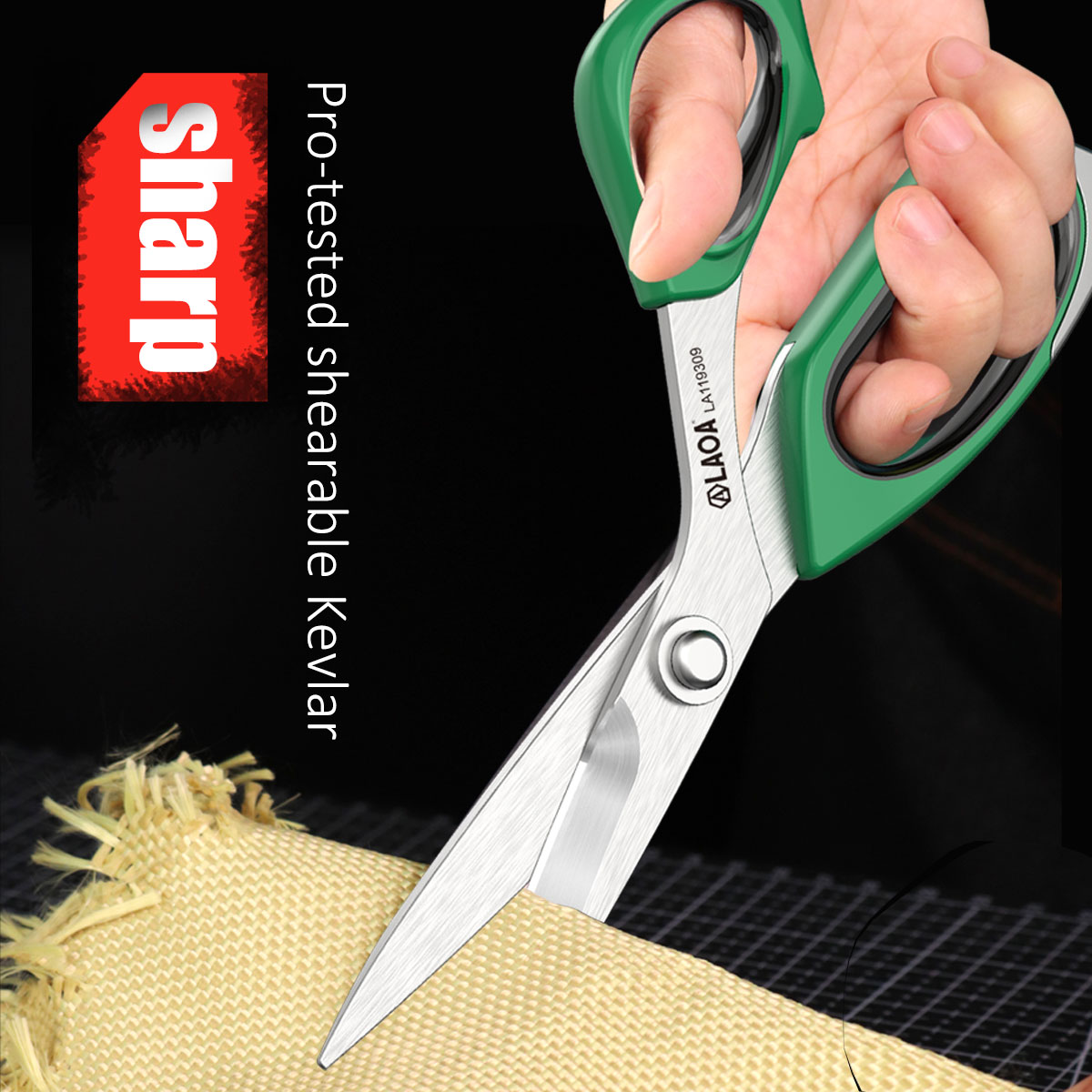 Scissors Stainless Craft - LAOA roestvrijstalen multifunctionele schaar 45 °
