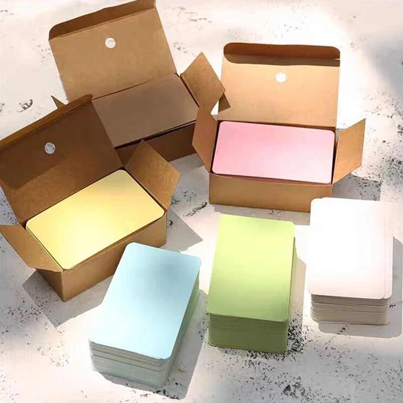 Letter Envelope Kraft - 100 stuks kraftpapier blanco wenskaarten ansichtkaarten