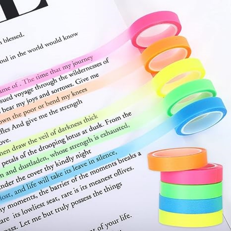 5-rollen veelkleurige beschrij - Correction Tape Roller recensie en prijs