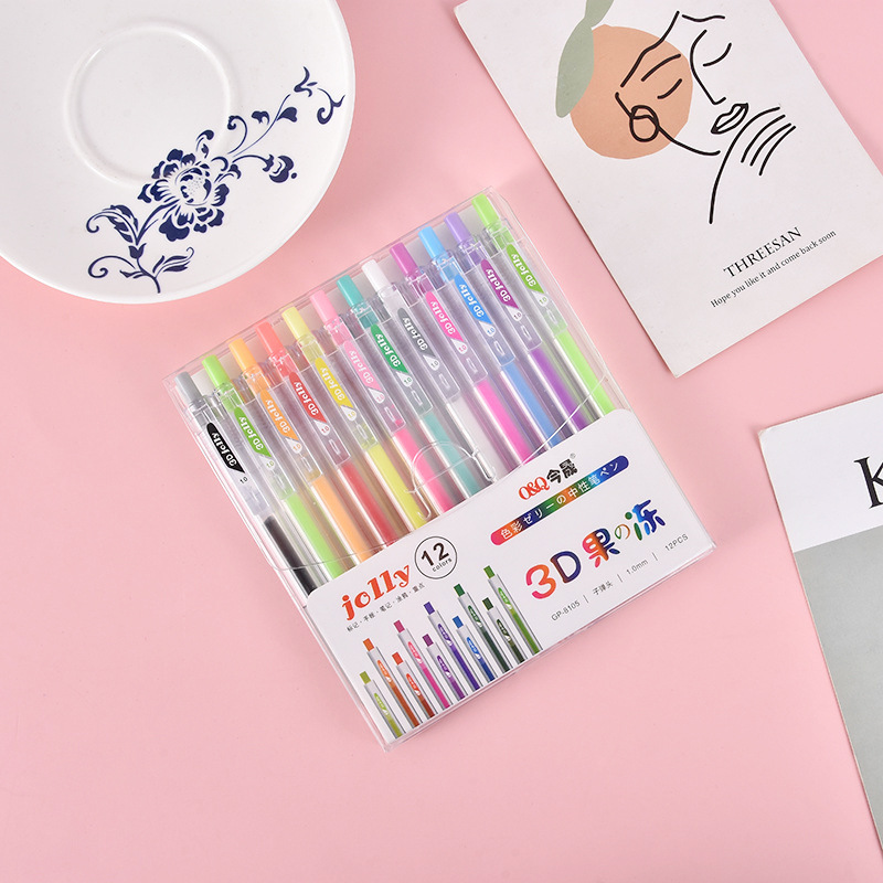 3D Drie-Dimensionale Jelly Pen - Gel Ink Pen Set recensie en prijs