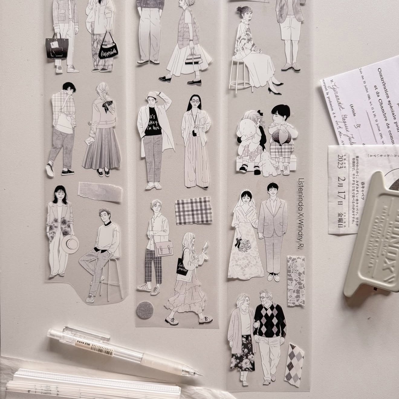 1 Loop Listenida X Windry Mono - Washi Tape Set recensie en prijs