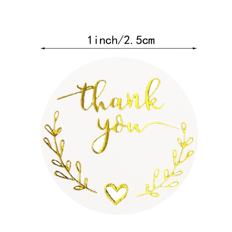 100-500 stuks goud dank u stic - Stationery Supplies Business recensie en prijs
