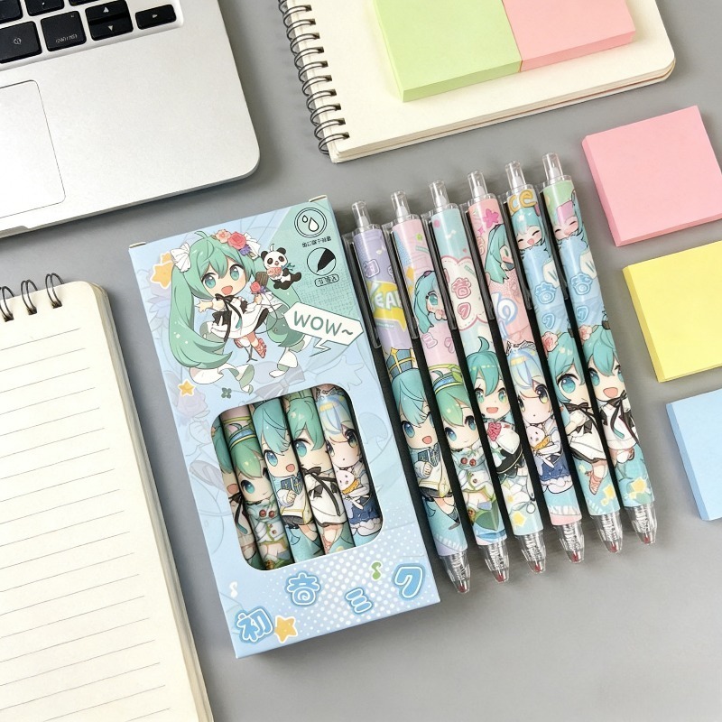 Hatsune Miku sneldrogende gelp - Gel Ink Pen Set recensie en prijs