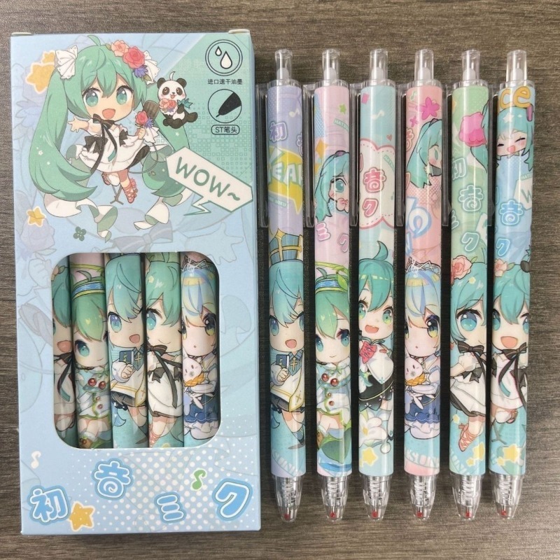 Hatsune Miku sneldrogende gelp - Gel Ink Pen Set recensie en prijs