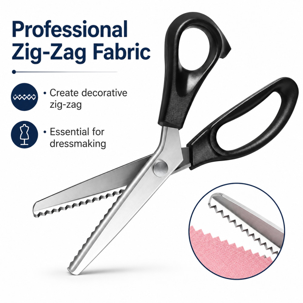 Roestvrijstalen zigzagschaar,  - Scissors Stainless Craft recensie en prijs