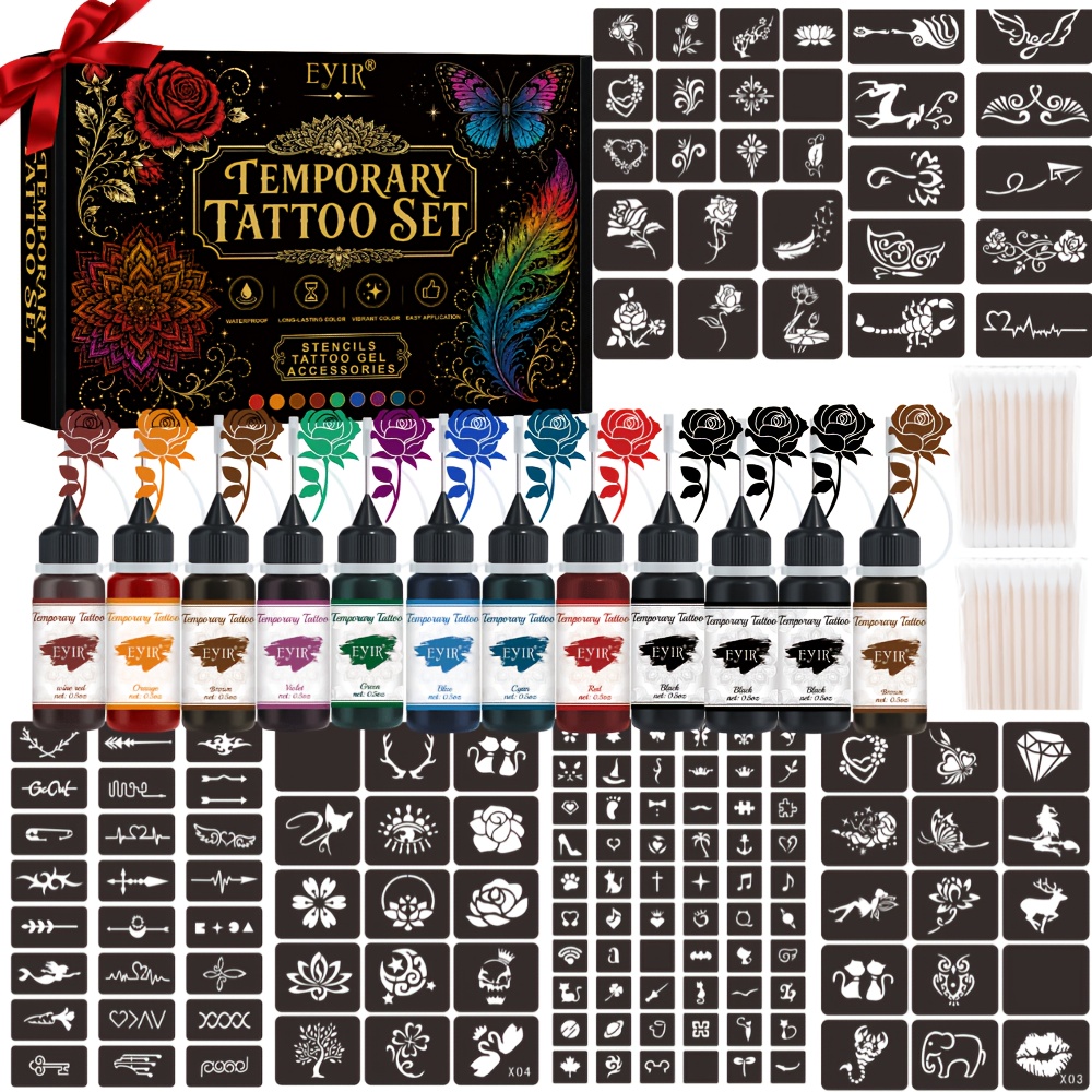 12 kleuren tijdelijke tattoo g - Gel Ink Pen Set recensie en prijs