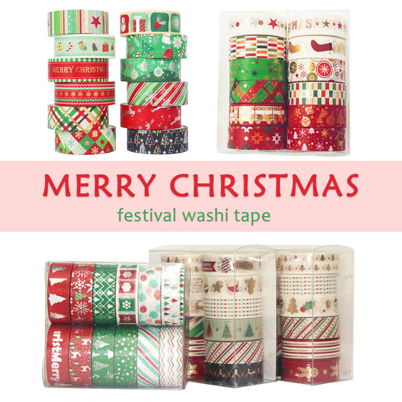 60 Meter Kerst Washi Tapes Set - Washi Tape Set recensie en prijs