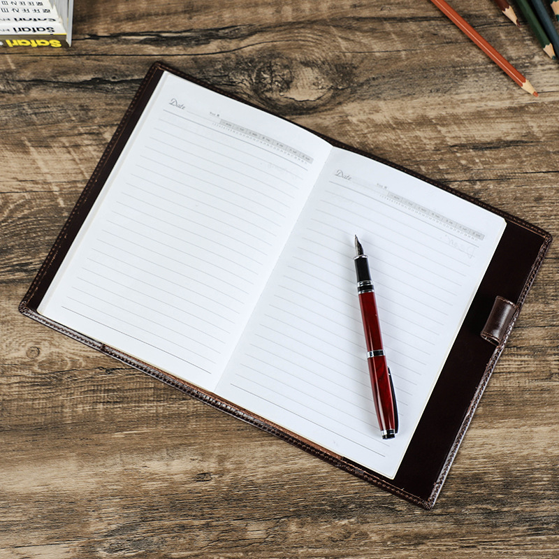 Echt Lederen Handgemaakte A5 L - Stationery Supplies Business recensie en prijs
