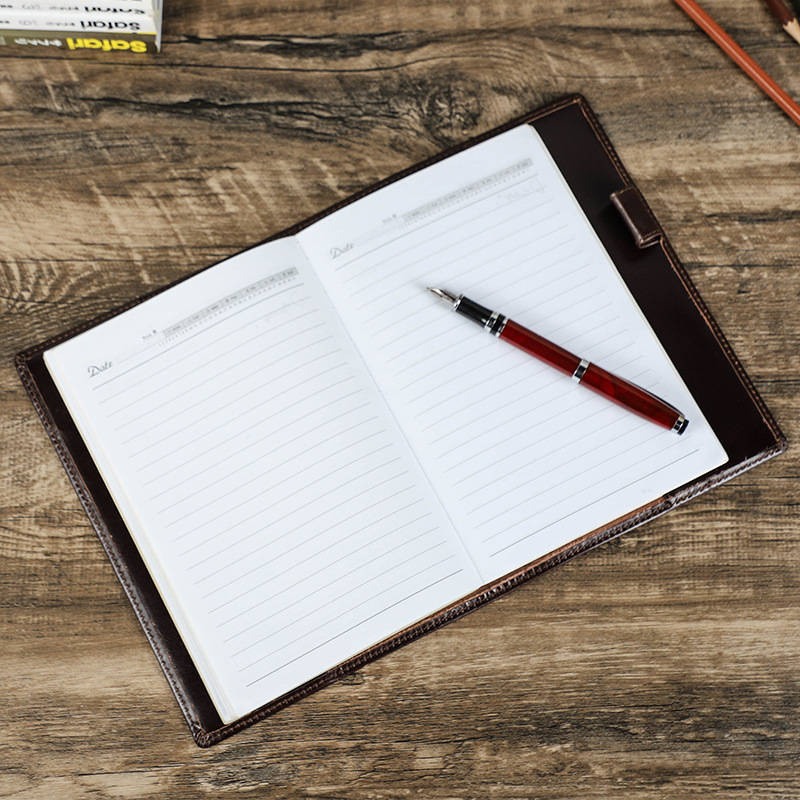 Echt Lederen Handgemaakte A5 L - Stationery Supplies Business recensie en prijs