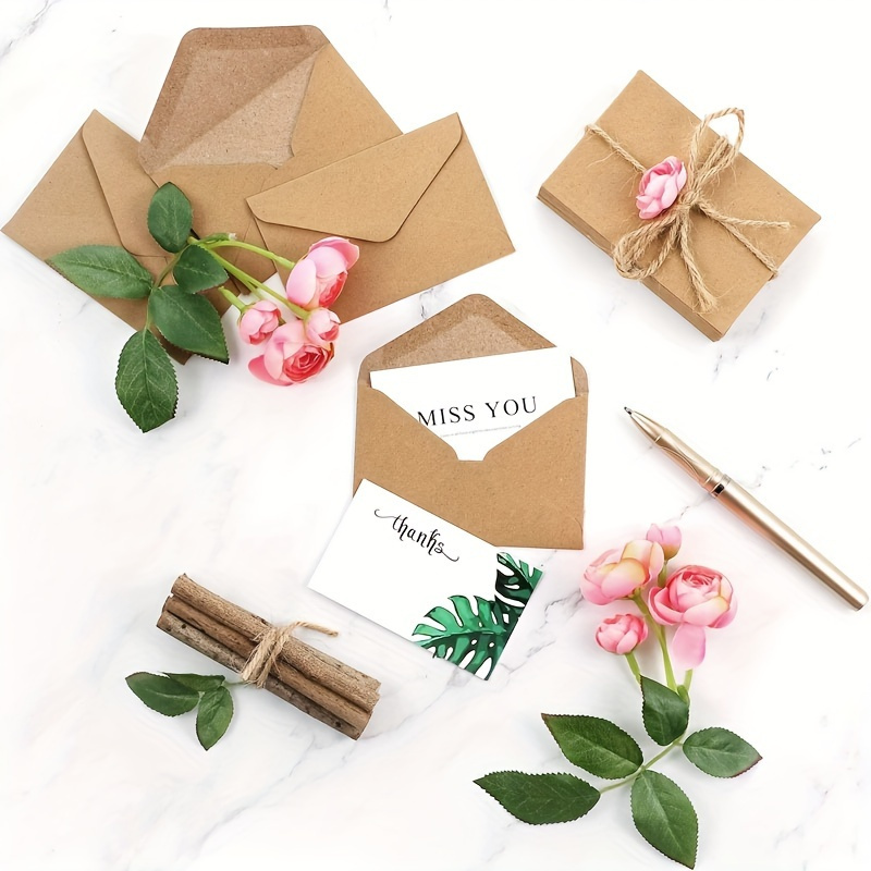 50/100 Stuks Kraftpapier Envel - Letter Envelope Kraft recensie en prijs