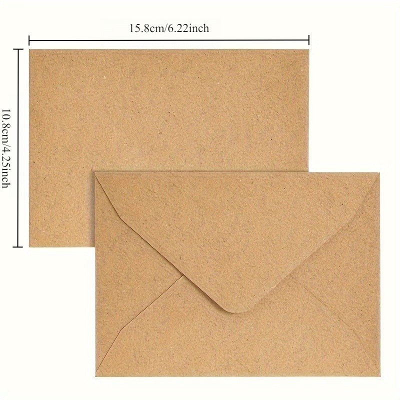 50/100 Stuks Kraftpapier Envel - Letter Envelope Kraft recensie en prijs