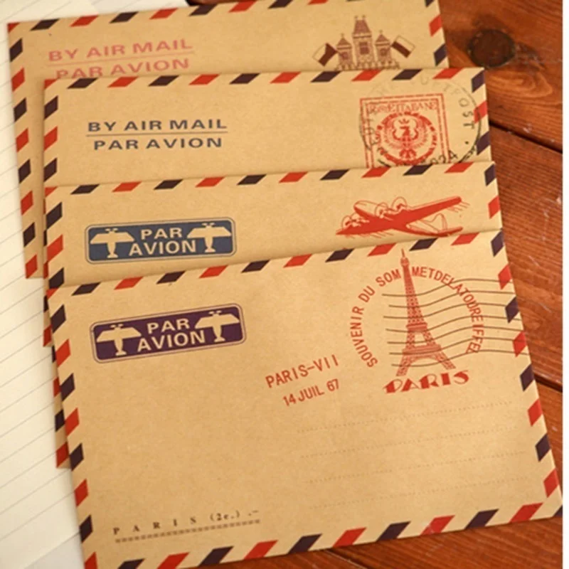 10 Stuks 9.7*7.5Cm Retro Popul - Letter Envelope Kraft recensie en prijs