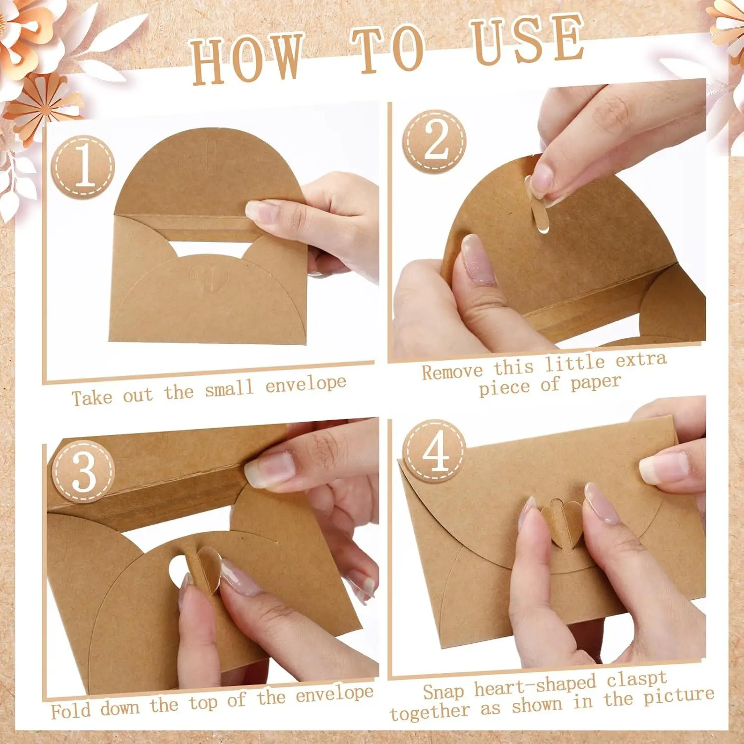 50 stks/partij 10.5X7 cm Envel - Letter Envelope Kraft recensie en prijs