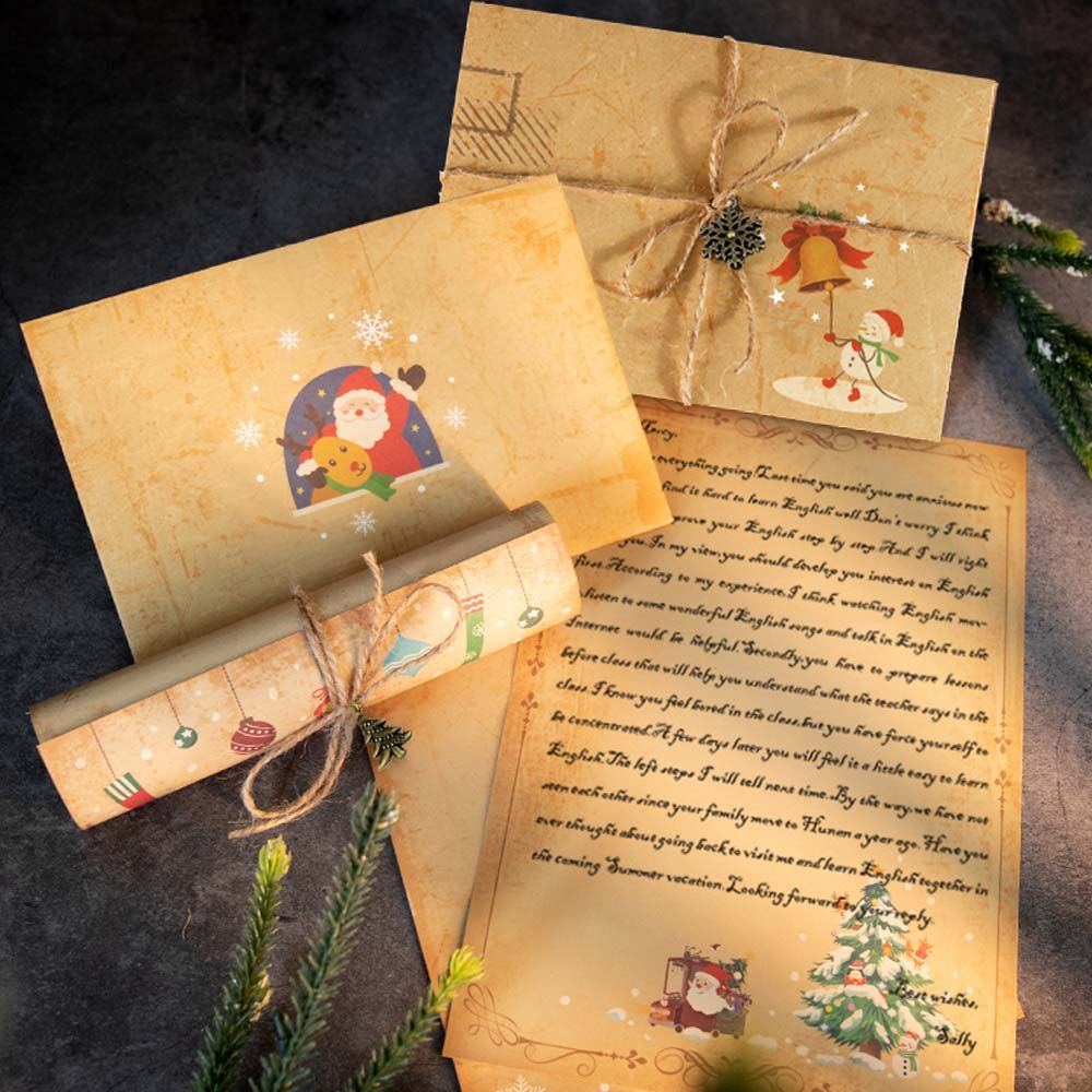 DIY Vintage Kerstman Cadeau Ui - Letter Envelope Kraft recensie en prijs