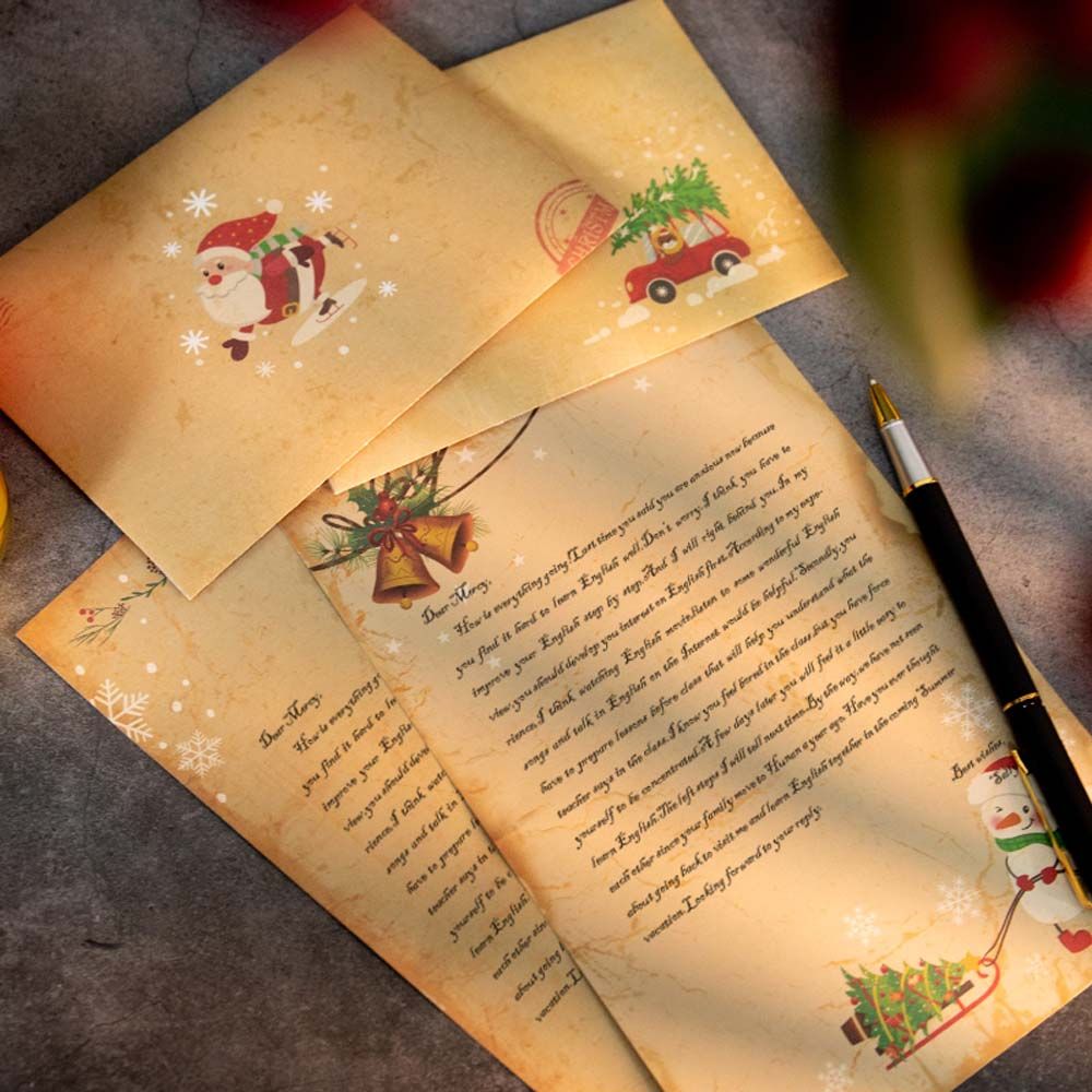 DIY Vintage Kerstman Cadeau Ui - Letter Envelope Kraft recensie en prijs