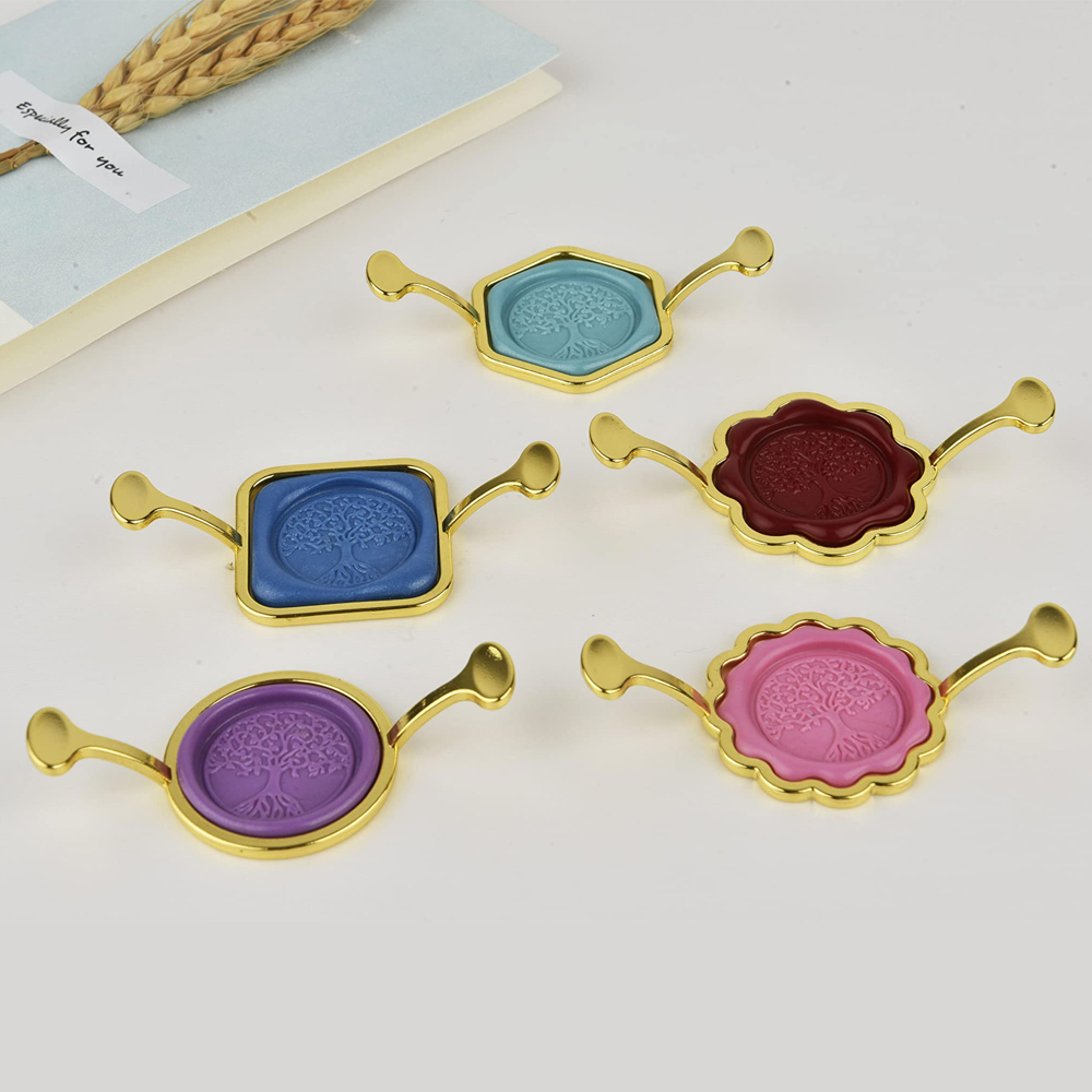 5-pack zeshoekige vierkante me - Wax Seal Stamp Kit recensie en prijs