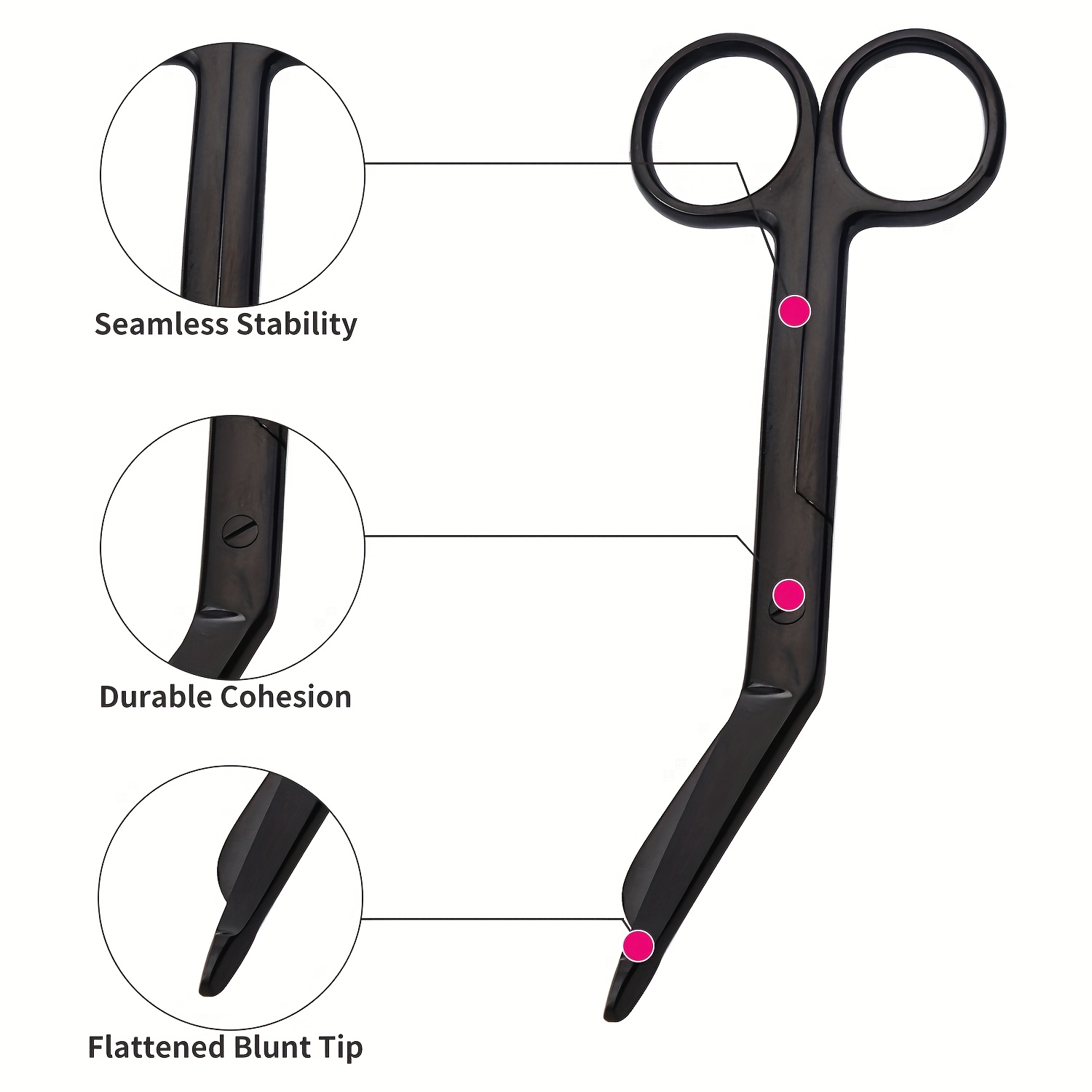 3 stuks veelkleurige titanium  - Scissors Stainless Craft recensie en prijs