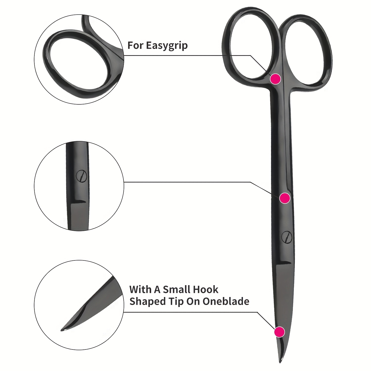 3 stuks veelkleurige titanium  - Scissors Stainless Craft recensie en prijs