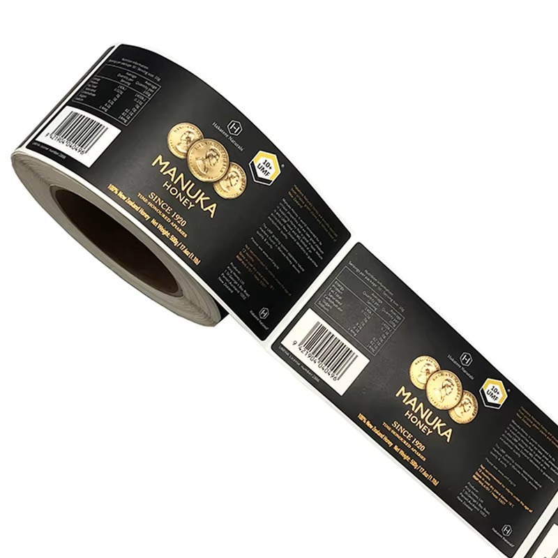 Op maat gemaakt luxe goudfolie - Sticker Label Roll recensie en prijs