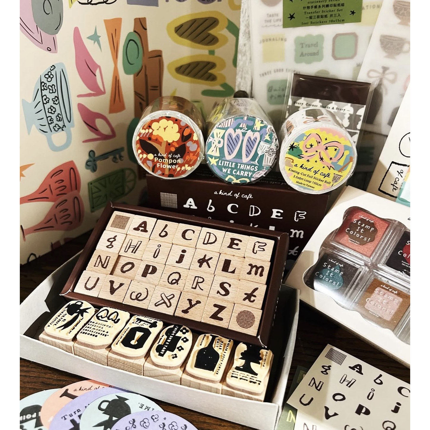 Een soort café-studio vintage  - Washi Tape Set recensie en prijs