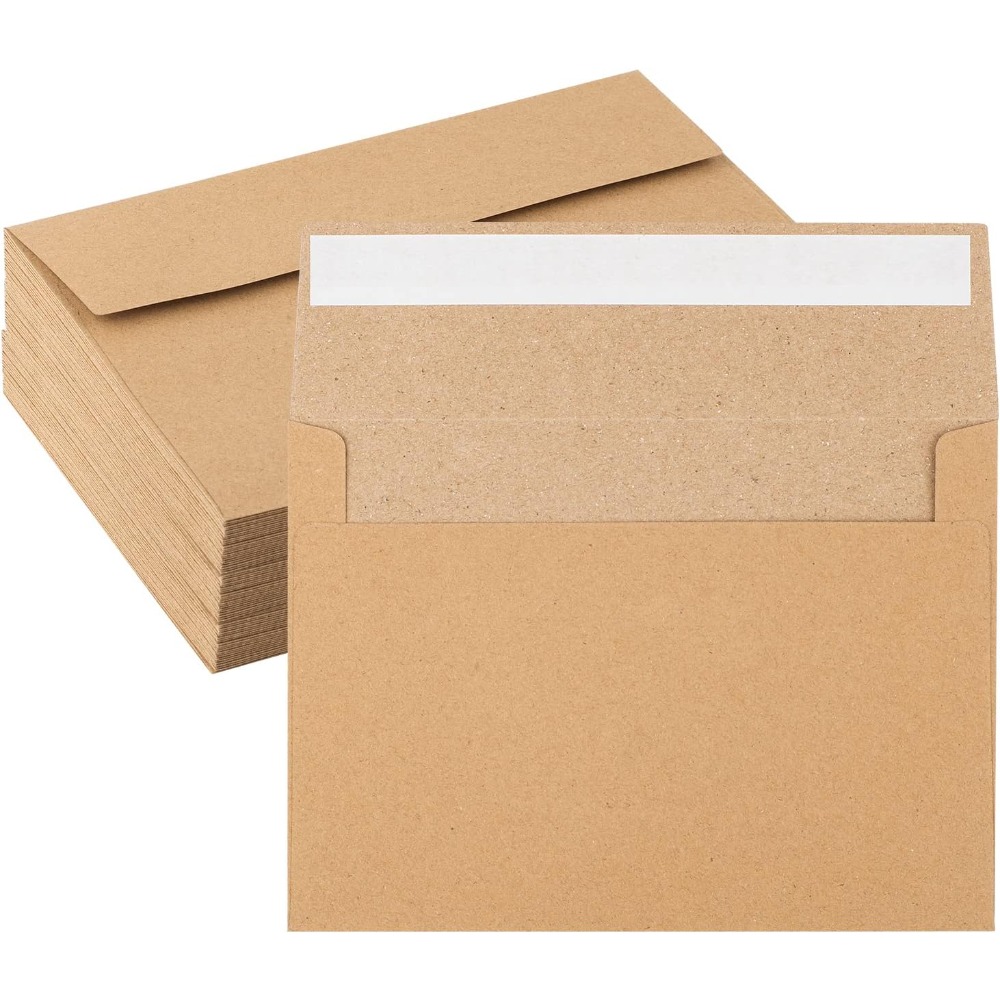 50-pack kraftpapieren envelopp - Letter Envelope Kraft recensie en prijs