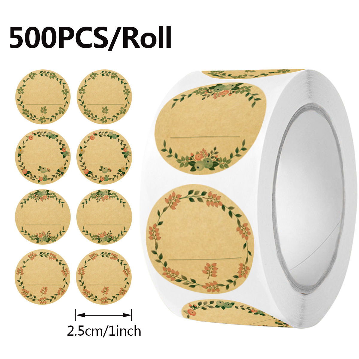 JCAC 500 stuks/rol blanco besc - Sticker Label Roll recensie en prijs