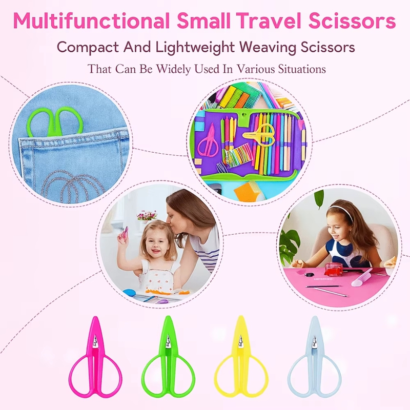 Draagbare mini-schaar met deks - Scissors Stainless Craft recensie en prijs