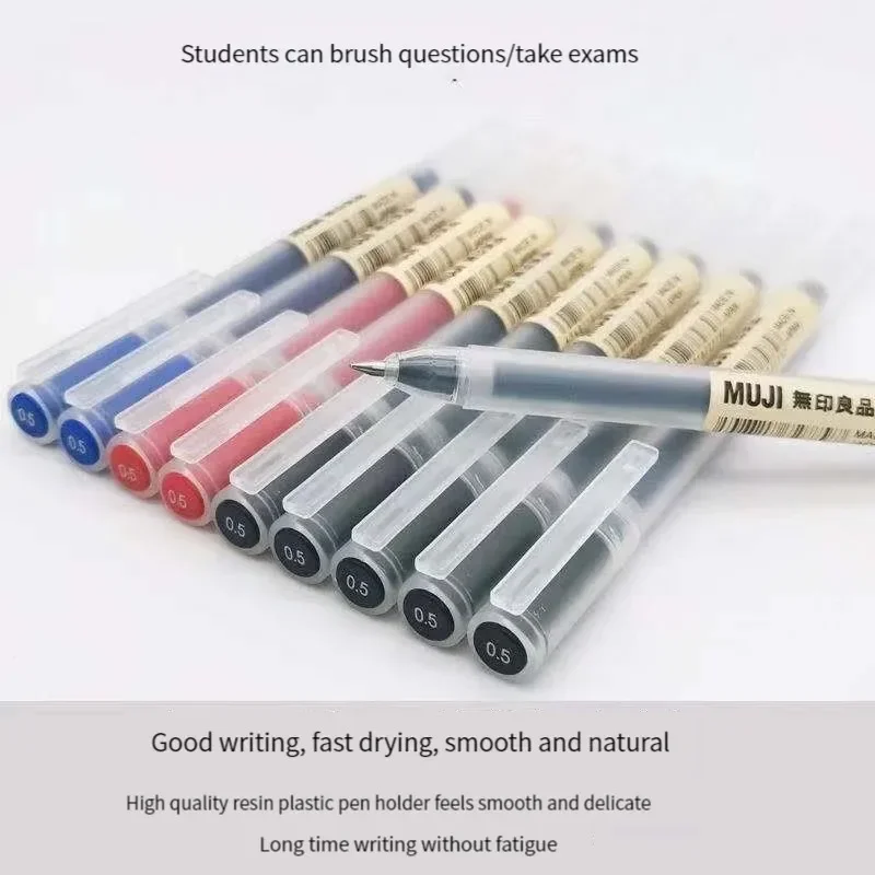 6/8 stks/set MUJIs Gel Pen Zwa - Gel Ink Pen Set recensie en prijs