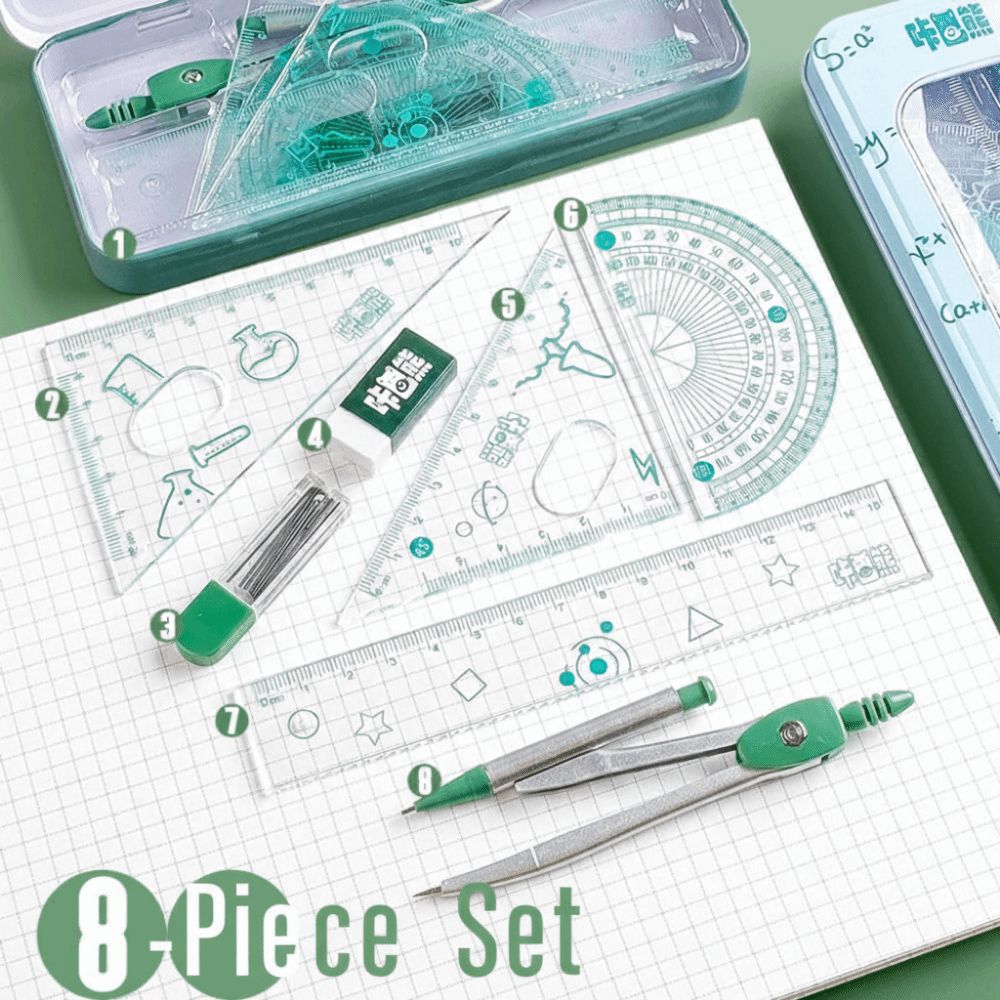 8 stks/set Multifunctionele Wi - Compass Geometry Set recensie en prijs