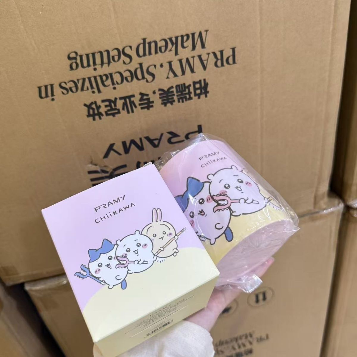 Chiikawa Co merk make-up kwast - Stationery Office recensie en prijs