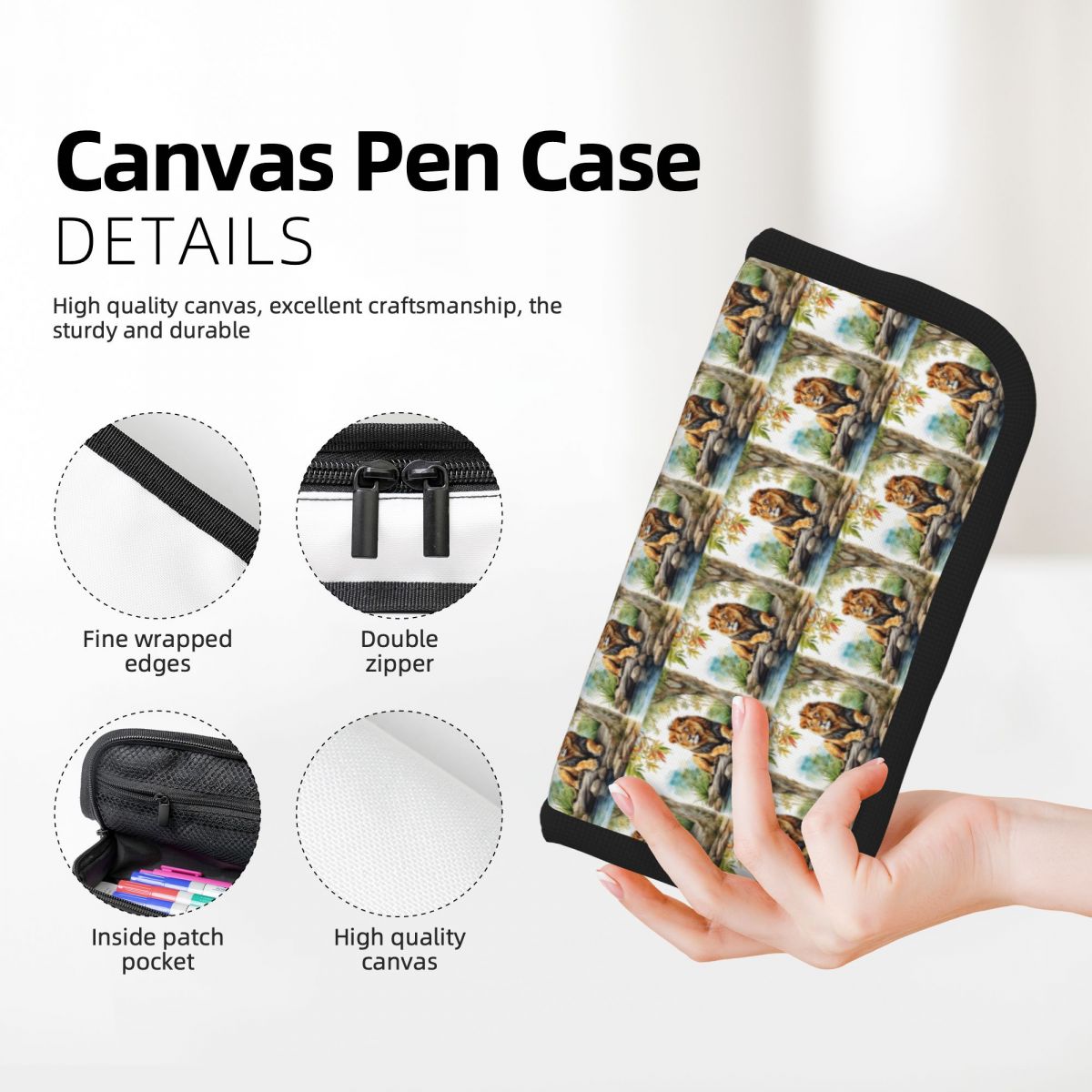 Een leeuw in een bos Etuis voo - Lion Stationery & Office Supply(Kunshan)Co.Ltd recensie en prijs