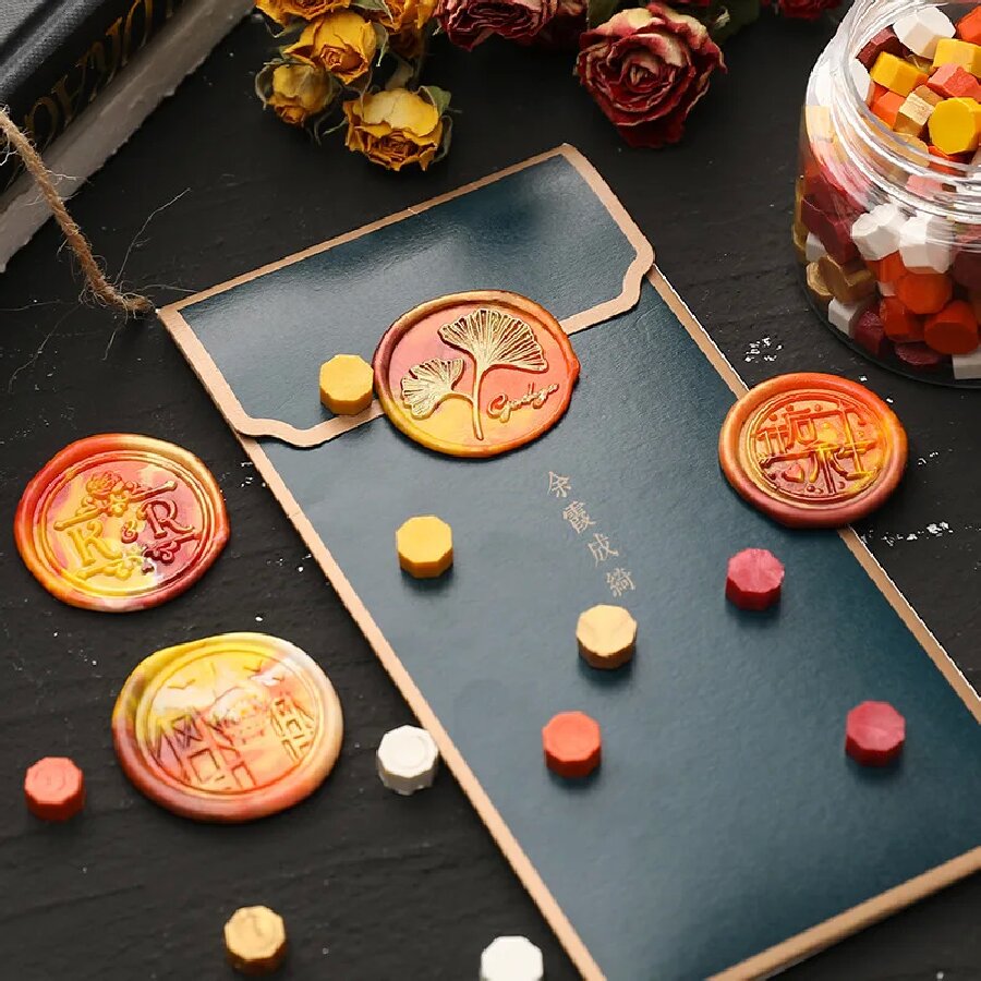 200 stks/zak Octagon Gemengde  - Wax Seal Stamp Kit recensie en prijs