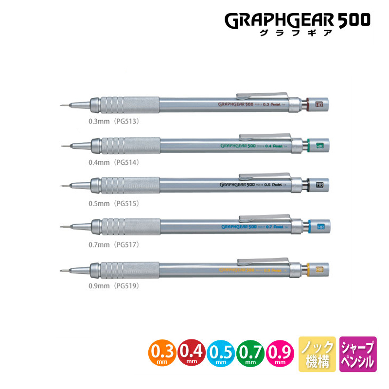 Pentel Graphgear 500 Opstellen - Pentel Pen Graphgear recensie en prijs