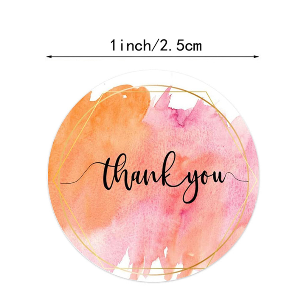 100-500 stuks dank u stickers  - Stationery Supplies Business recensie en prijs
