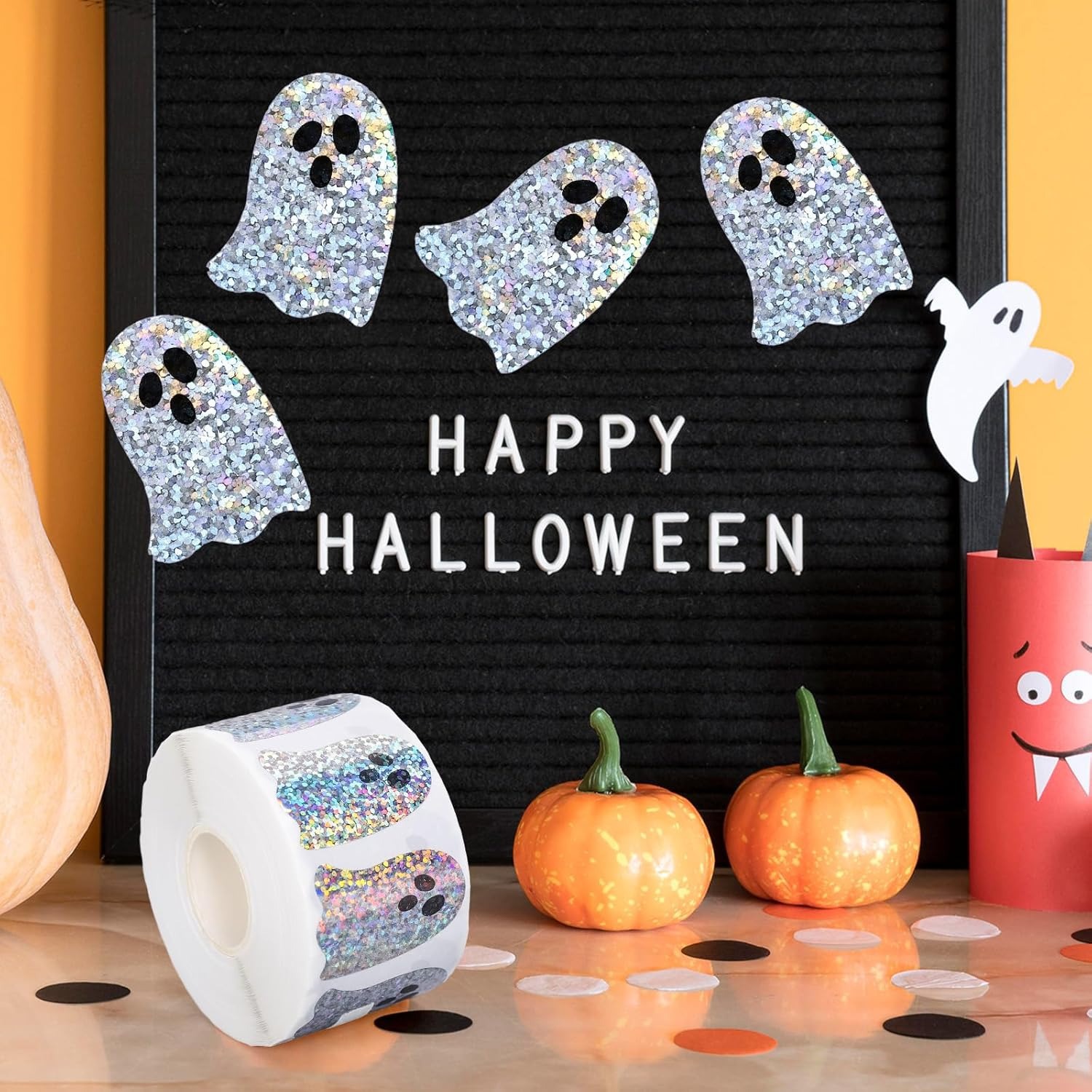Halloween Spookvorm DIY Waterd - Sticker Label Roll recensie en prijs