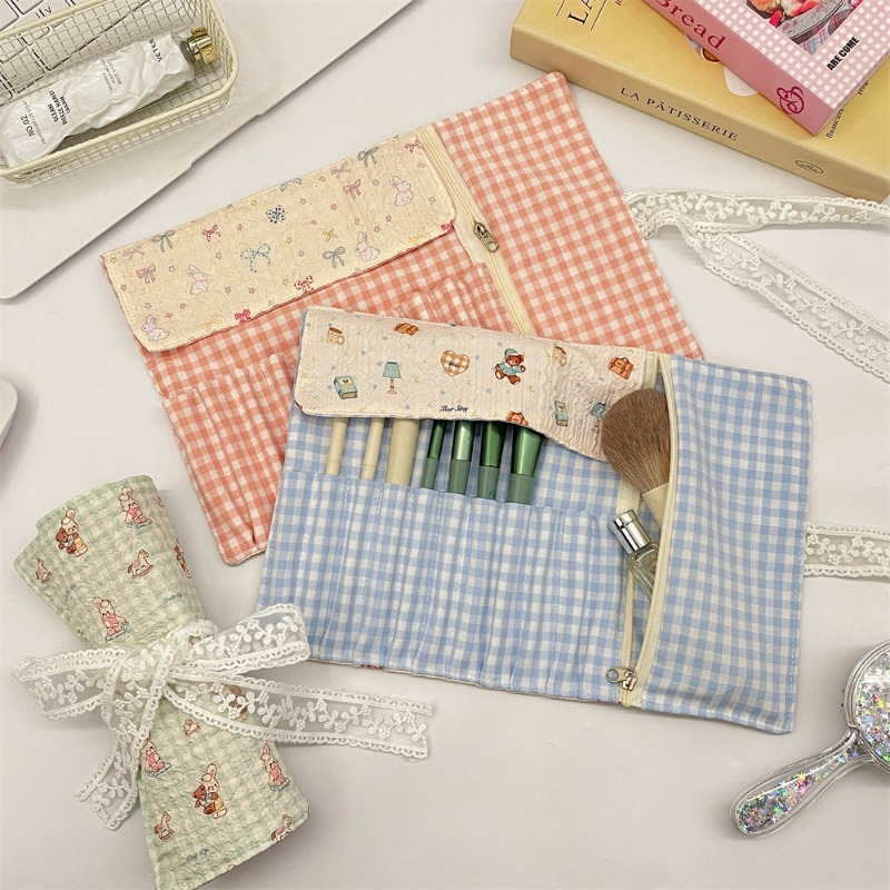 Leuke cartoon reliëf potloodro - Pen Pouch Roll recensie en prijs